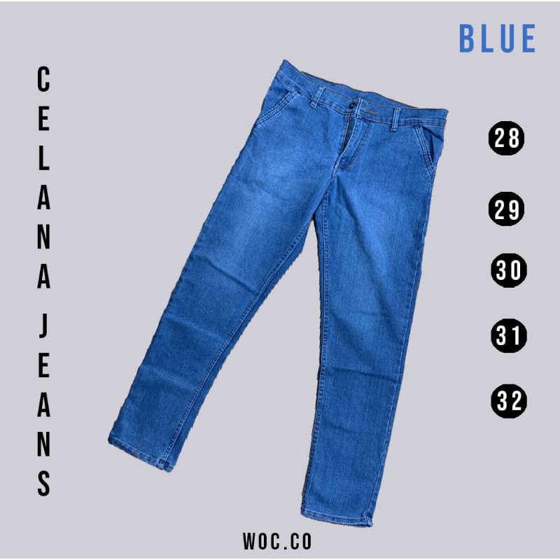 Celana panjang Jeans pria big size JUMBO