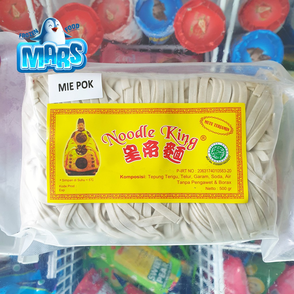 

NOODLE KING MIE POK / MIE LEBAR 500gr