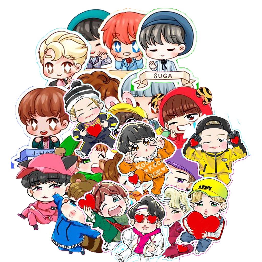 

Sticker BTS CHIBI DECO PLAN 25PCS