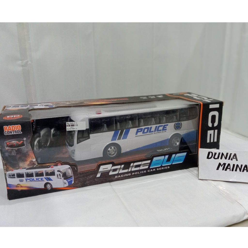 Mainan Rc Bus Polisi Rasing  Police Car Series