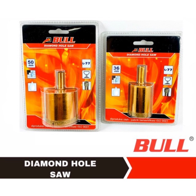 Bull 16mm Mata Bor Granit Kaca Marmer