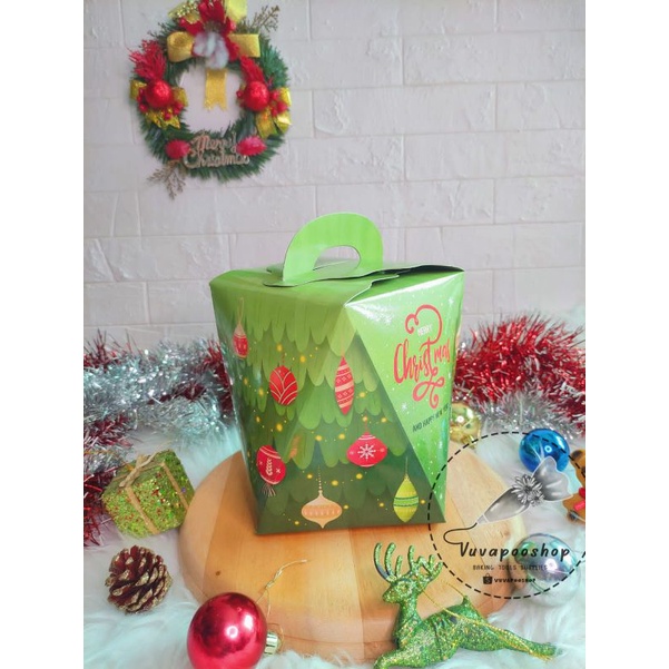 Box Toples Pohon Natal / Box Hampers Natal / Dus Toples Natal