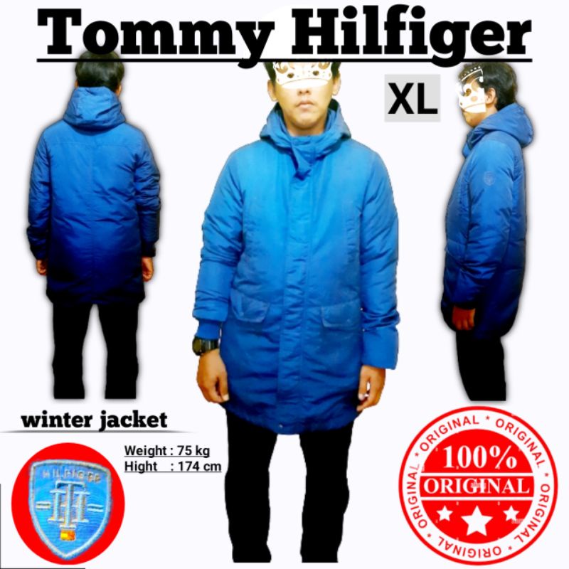 JAKET MANTEL/JAKET JUMBO/BIG SIZE/ MUSIM DINGIN ORIGINAL TOMMY HILFIGER  MURAH & MEWAH