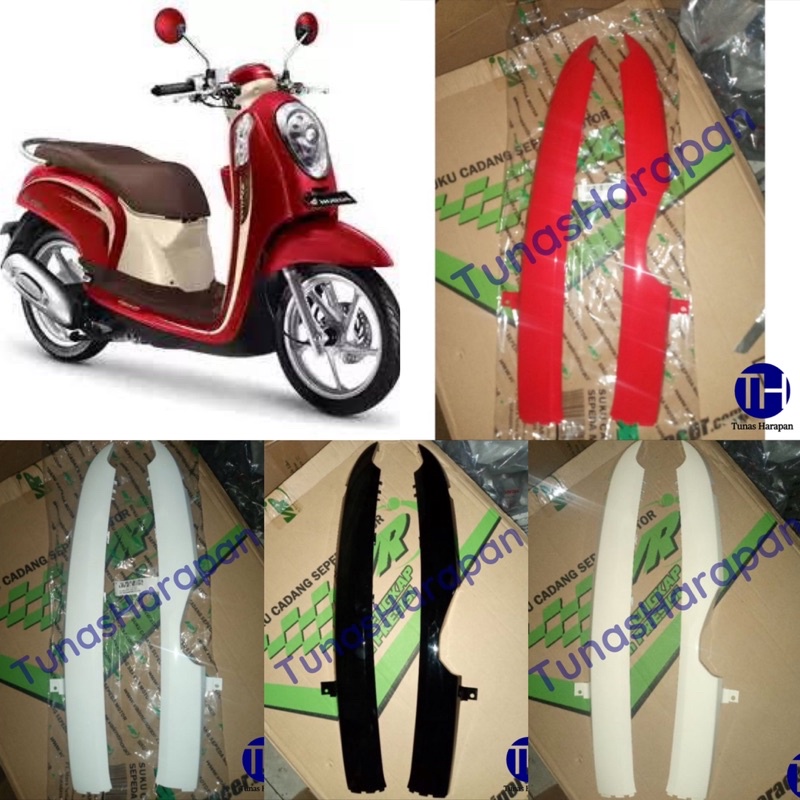 Lis List Cover Body Dek Bawah Samping Under Side Bawah Scoopy FI 2013 2016
