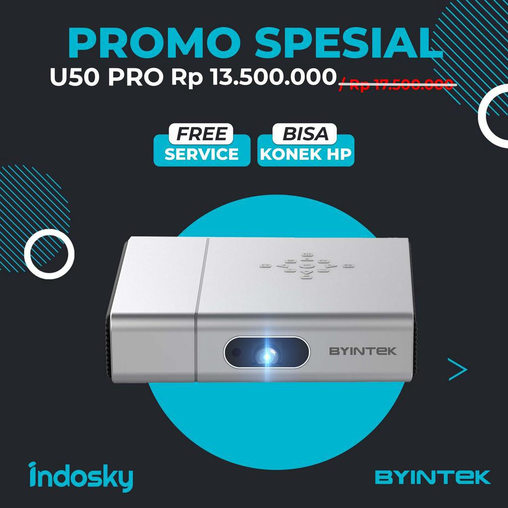 Indosky Projector - Proyektor Byintek U50