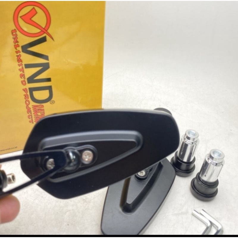 Spion Jalu Spion Bar End Oval VND Universal Nmax,Aerox,Pcx,Vario,Beat,Mio,Vespa,W175,Xabre,Vixion