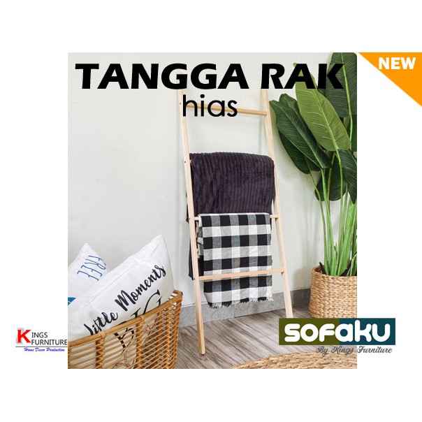 Tangga Rak Hias - Rak Tangga Senderan / Rak Tangga Display