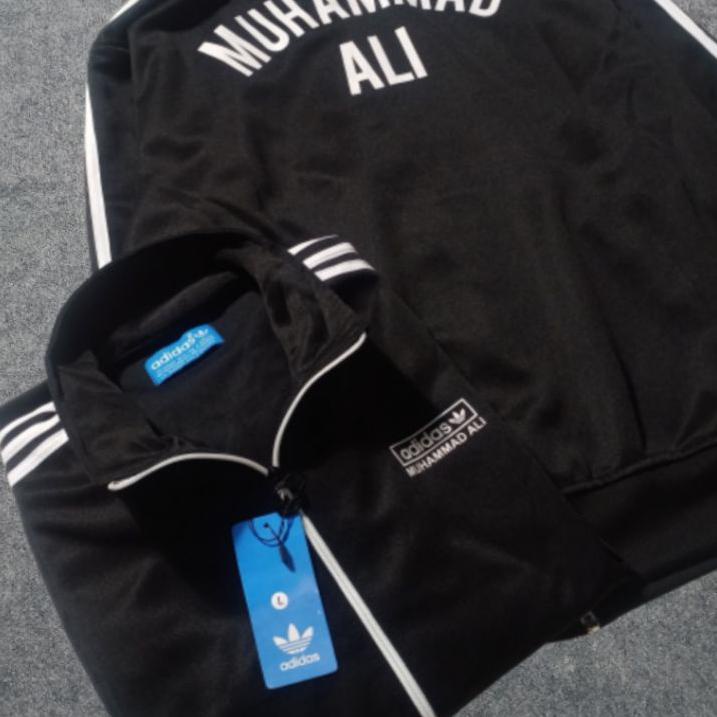 [KODE PRODUK PRNZW8248] jaket tracktop pria adidas x muhammad ali premium / sweater adidas muhamad a
