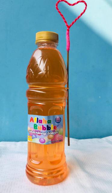 Aflaha Bubble - Refill Gelembung Sabun 350Ml + 1 Tangkai Kecil