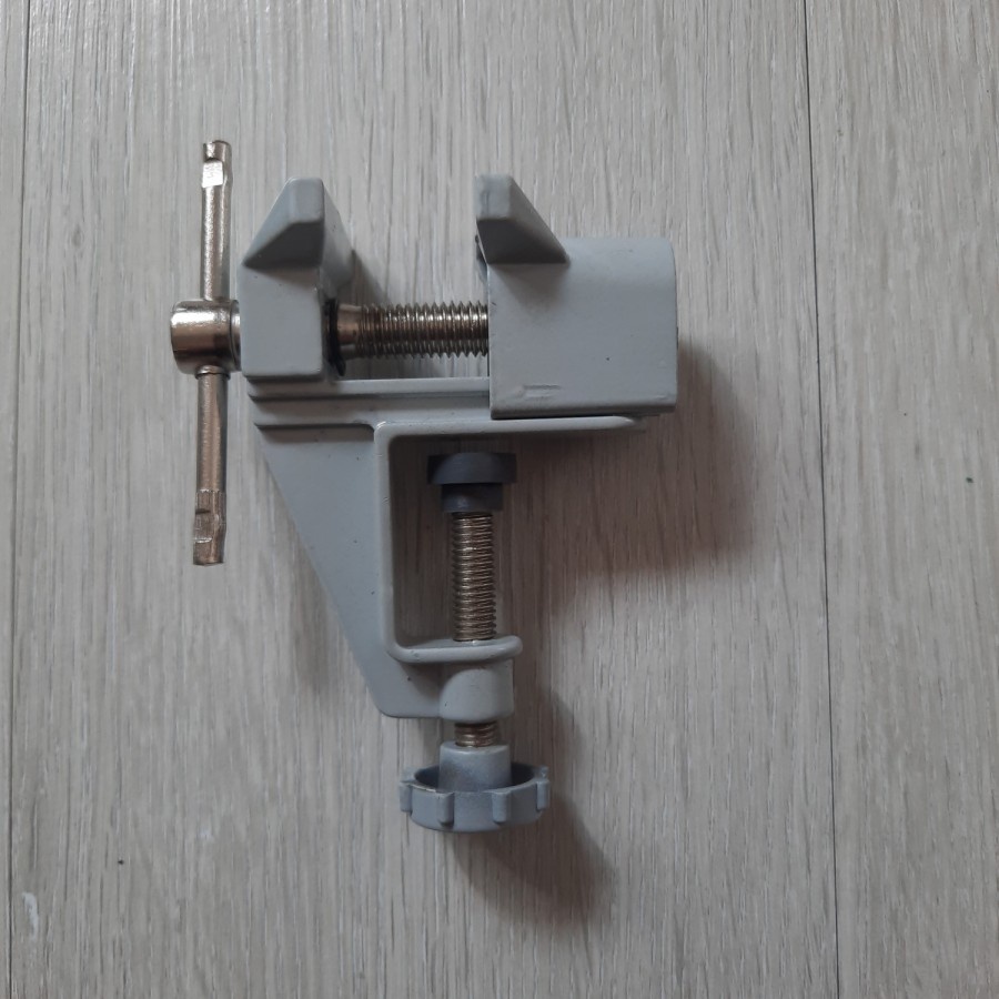 Clamp meja mini vise klem catok vise table alumunium penjepit benda