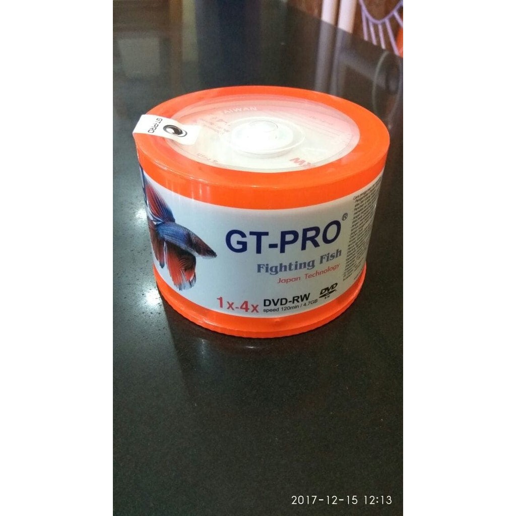 DVD-RW DVDRW GT-PRO 4x DVD Kosong Rewriteable