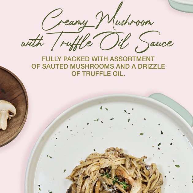 

Creamy Mushrooms w Truffle Oil