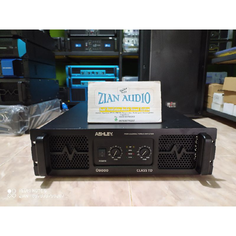 Power Amplifier ASHLEY U9000 Original 2200watt