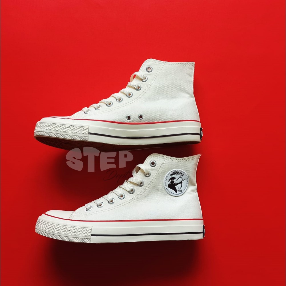 Sepatu Warrior Hermes High White/Putih