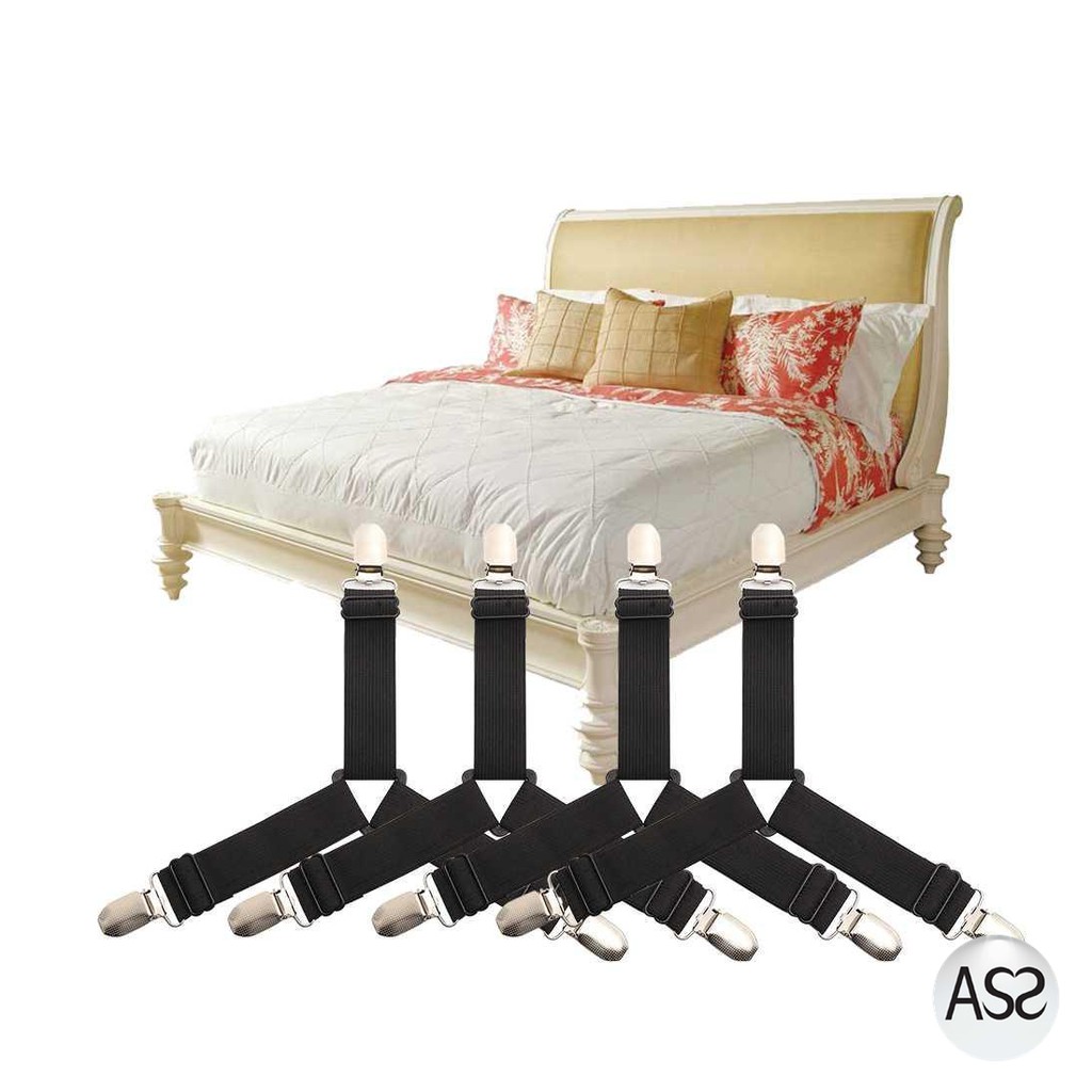 ASS Shop - GCDHome Penjepit Ujung Sprei Kasur Bed Clip Holder 4PCS - FS-1809