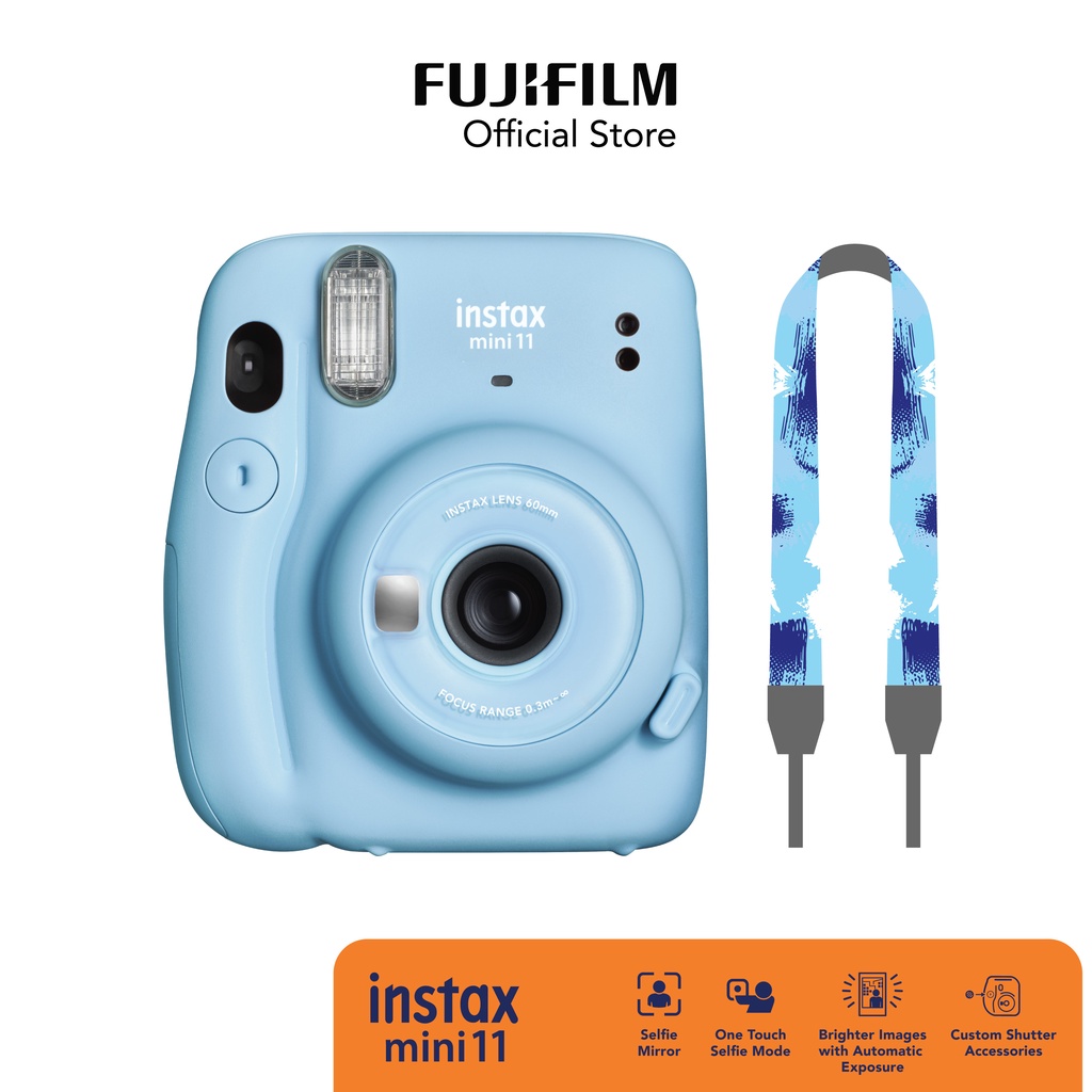 Fujifilm Instax Mini 11 with Exclusive Strap dan 1 Mini Film Single Plain-2