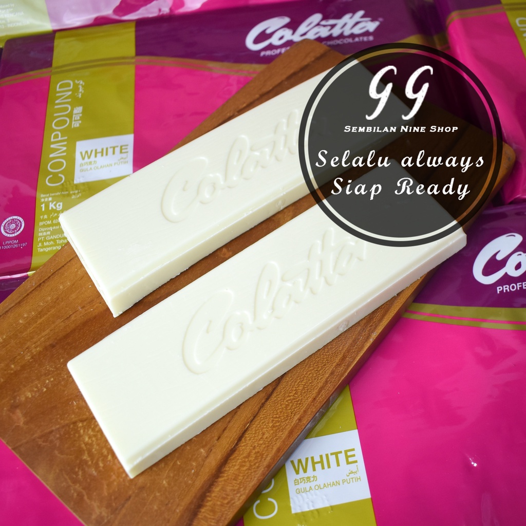 

Colatta 200 Gram WHITE Compound Chocolate Cokelat Putih Coklat