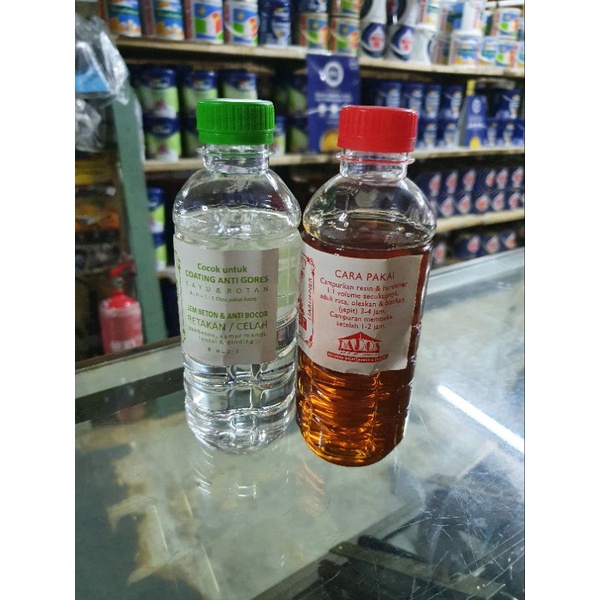 

Lem Epoxy DK kemasan 1/2 kg per set