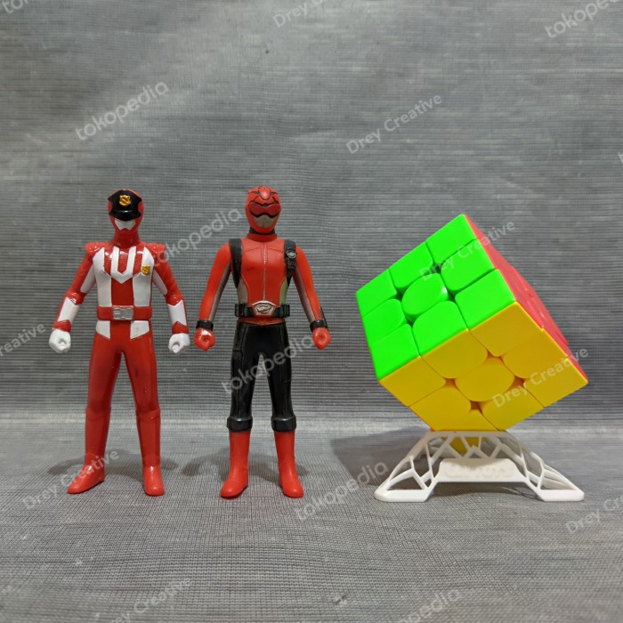 Action Figure Sofubi Patren Ichigou Red Buster Patoranger Go Buster
