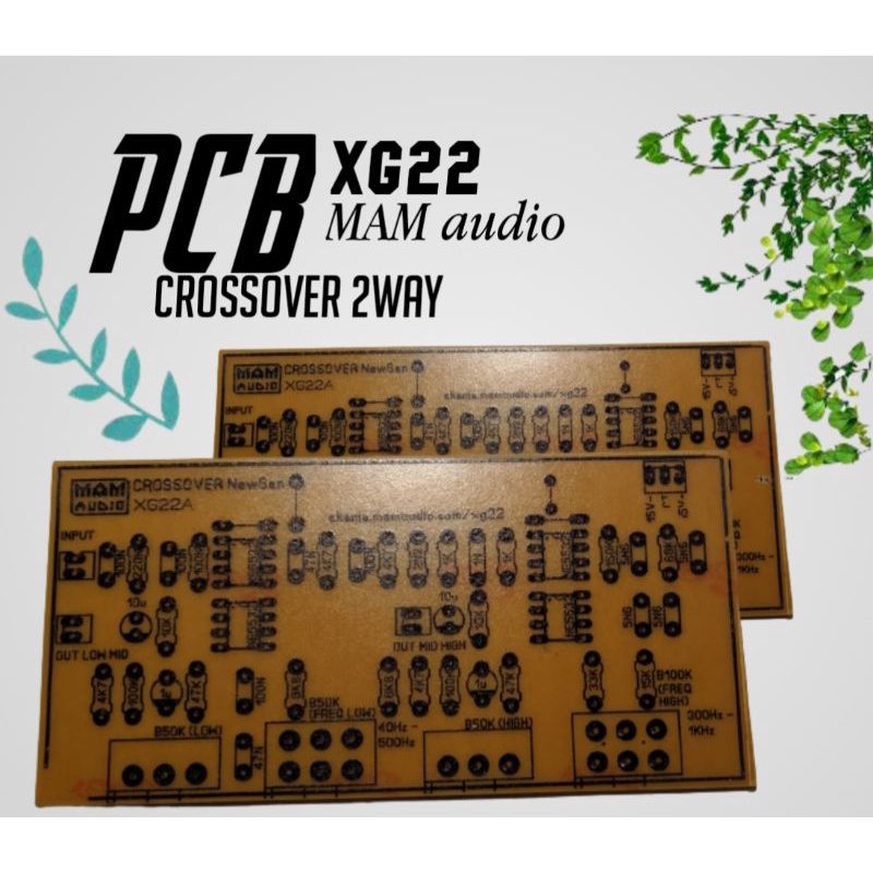Jual PCB CROSSOVER 2WAY XG22 MAM AUDIO | Shopee Indonesia