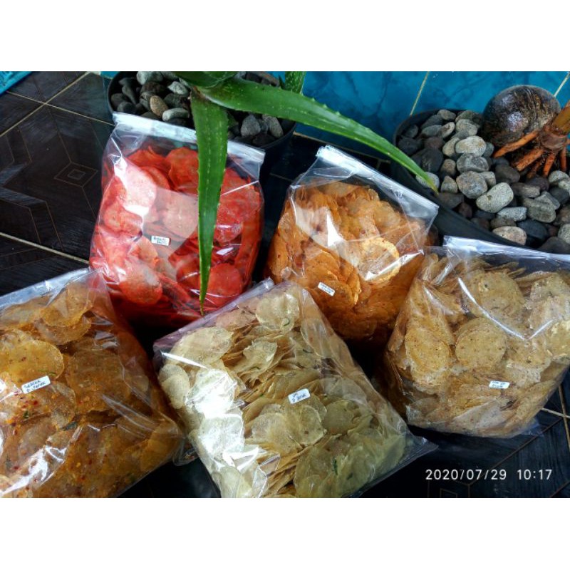 

keripik kaca 250gr murah aneka rasa