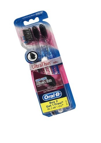 Oral B Tooth Brush Gum Care Blacktea 3s