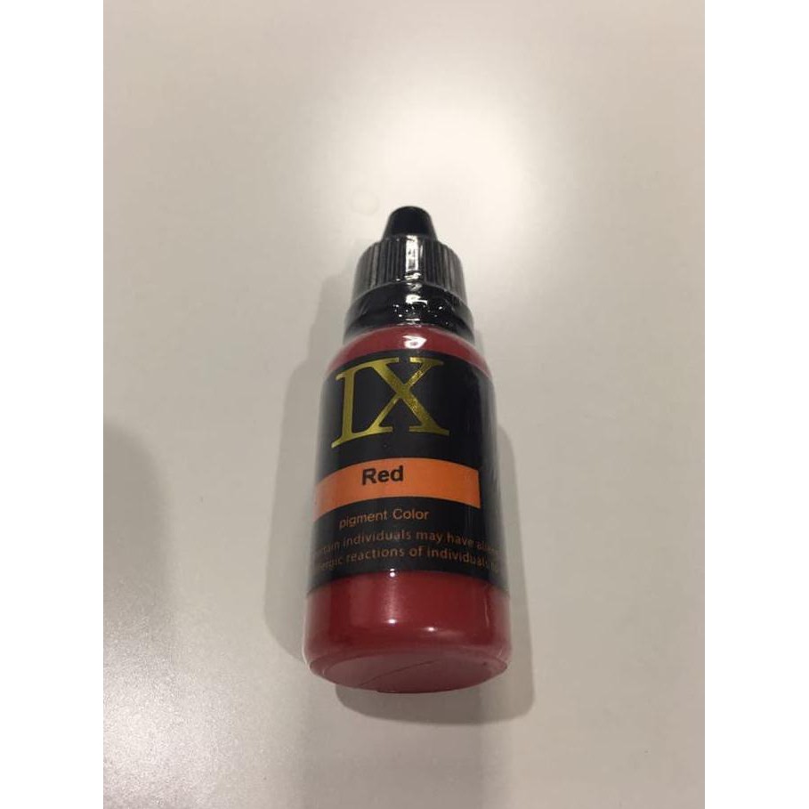 Tinta Sulam Bibir Merek IX (Lips Tint Ink PPMA) Pigment Organic-Merah