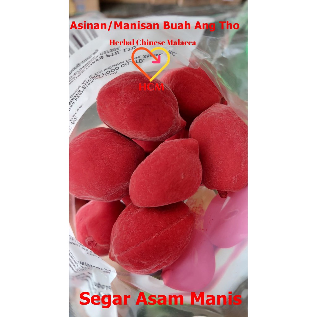 

Manisan Ang Tho / Manisan Hong Tao Isi 4 Biji - Import