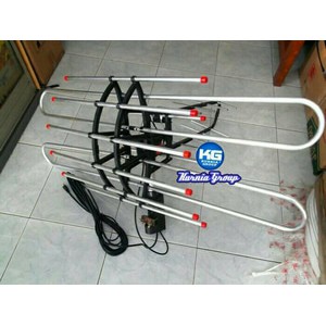 2KG !! SUPER JERNIH Antena Remote TV Digital Sinyal Kuat / UHF + 10m KABEL &amp; BOSTER TV ANTINA TV