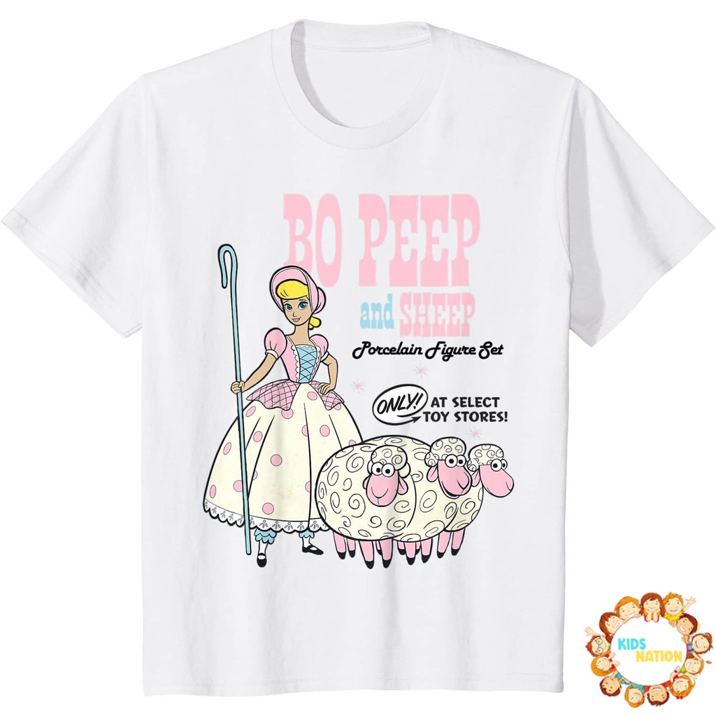 Baju anak Disney Pixar Toy Story 4 Bo Peep and Sheep Advertisement T-Shirt