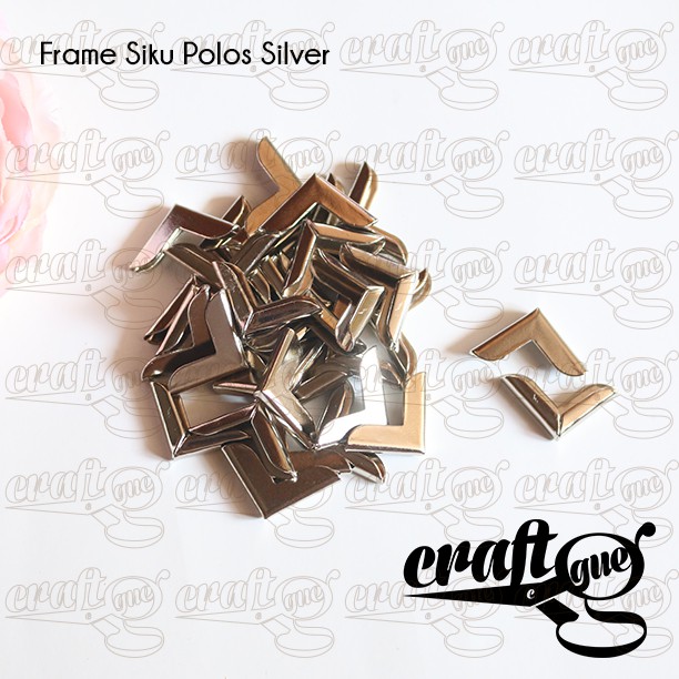 Frame Siku/Siku Buku Polos (Gold/Silver)