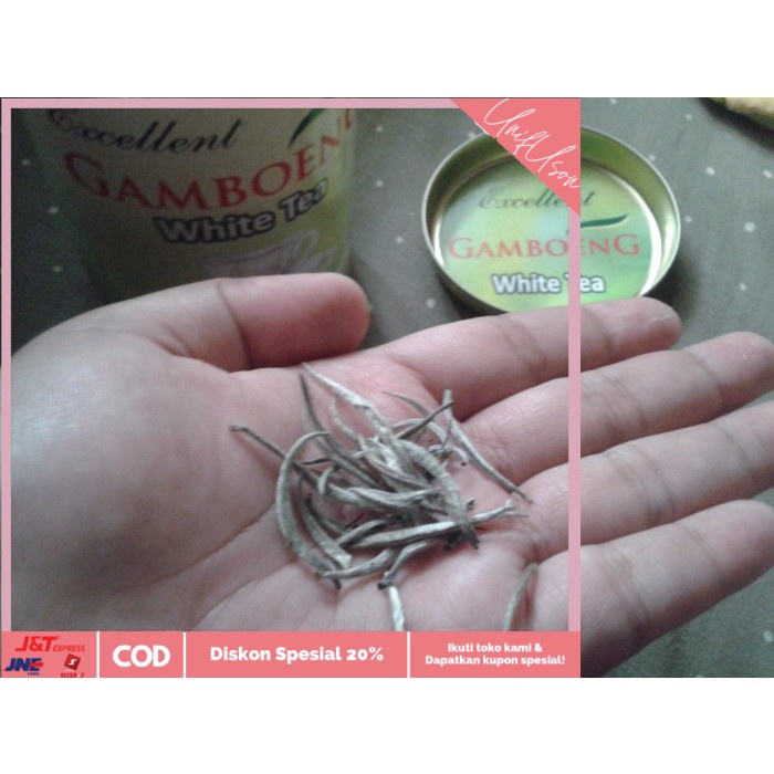 

⭐COD⭐ Excellent Gamboeng White Tea 50gr, Teh Putih Gambung ber BPOM