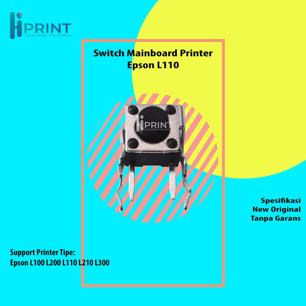 Switch Mainboard Printer Epson LX300 L110 L100 L120, Tombol Switch Mainboard Epson LX-300 L100 L110