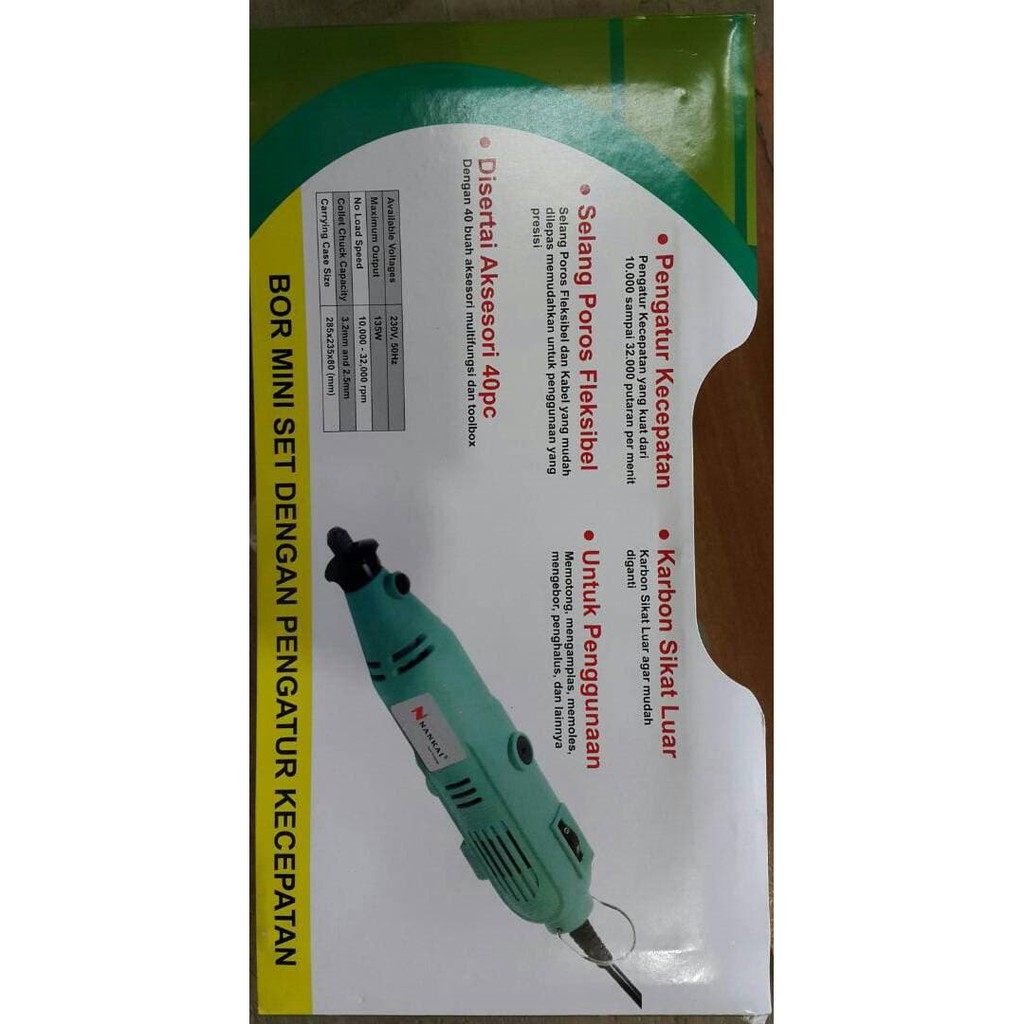 Mini Die Grinder tuner / Gerinda Bor Mini Multifungsi Nankai