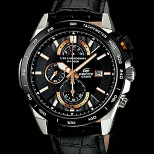 Jam Tangan Casio Edifice ER 520L 1AV-leather