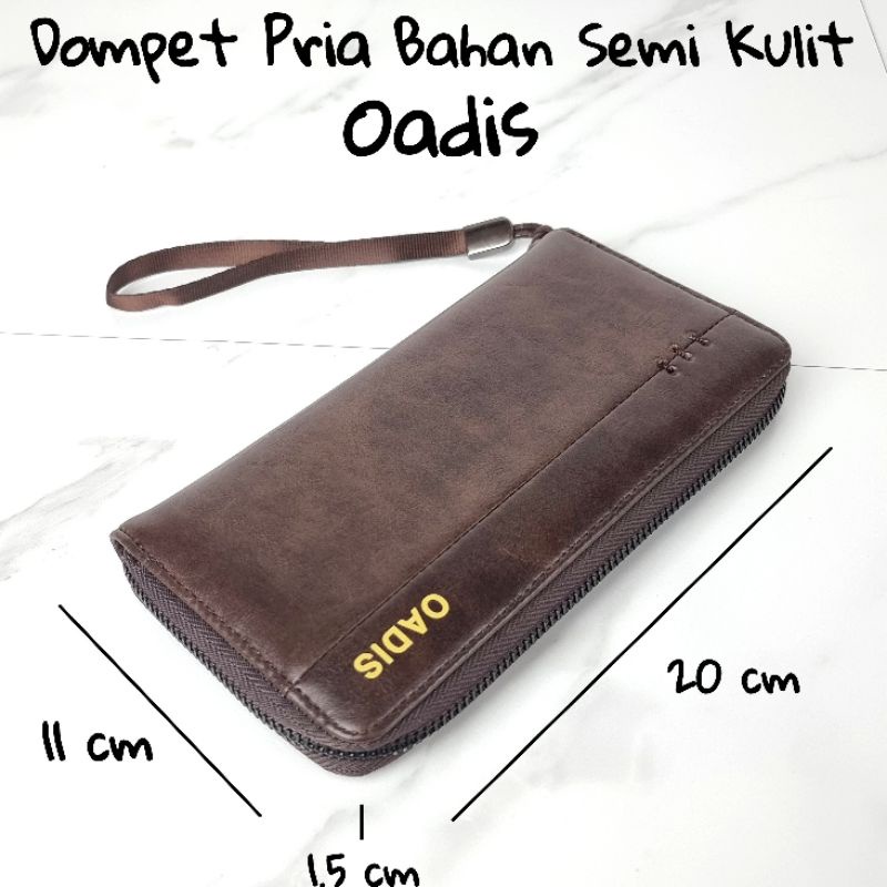 Dompet Pria Oadis Model Panjang / Bahan Semi Kulit #307-5