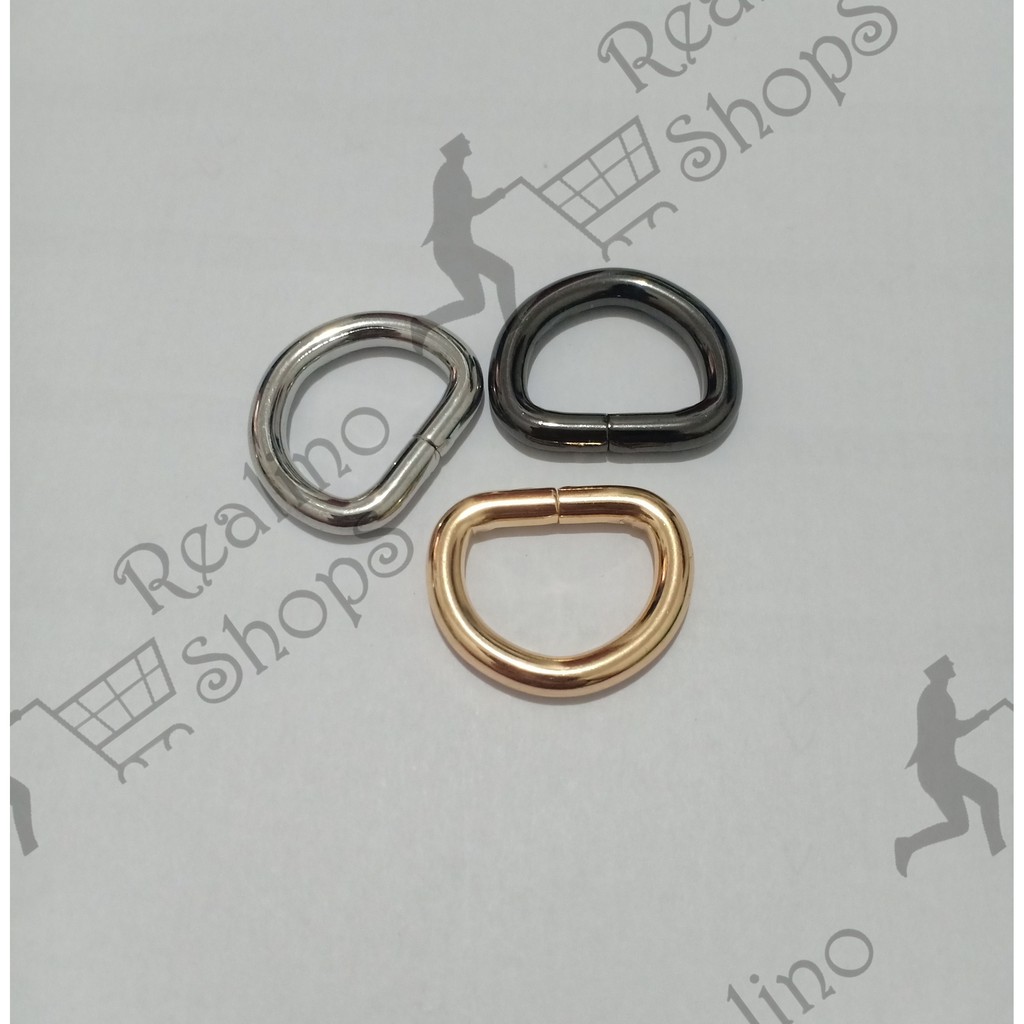 RING D - 2 CM NEKEL (KUALITAS TEBAL)