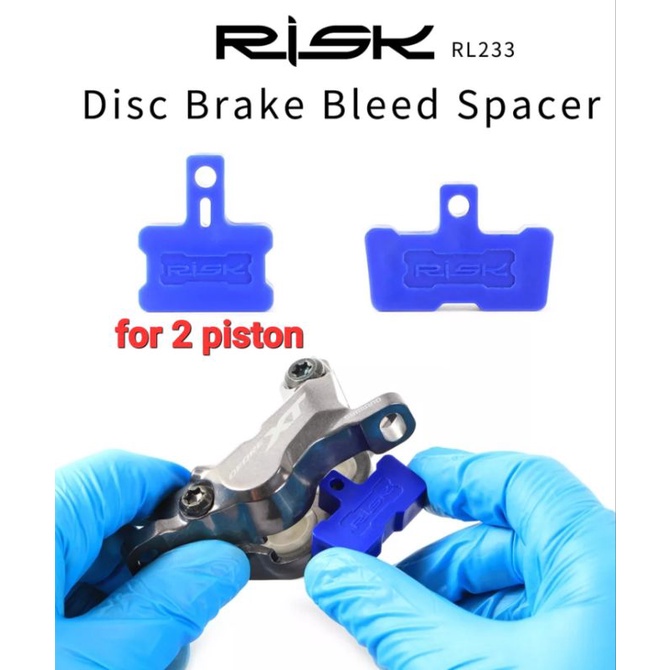 Risk Stopper Caliper Rem 2 piston Adaptor Caliper Piston Stoper Caliper piston Kampas Rem Bleeding Shiamno