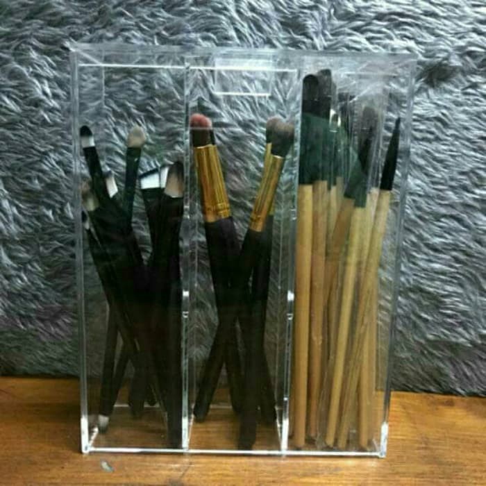 

acrylic tempat brush, brush holder akrilik