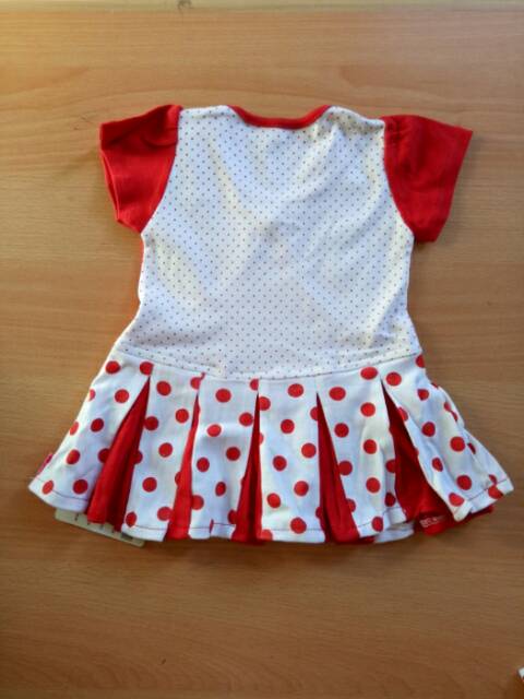 Dress bayi anak perempuan / dresd model tutu polkadot kitty