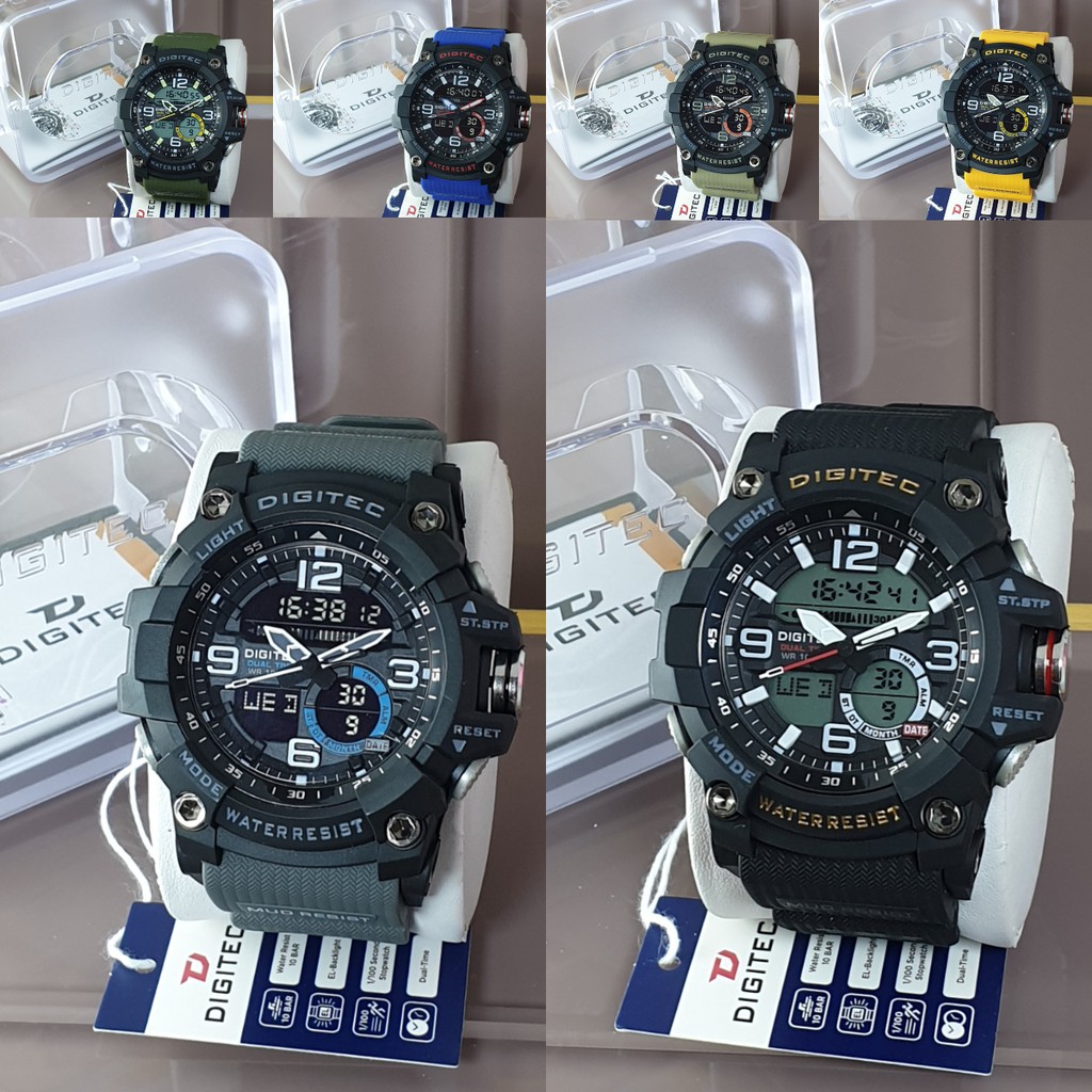 Jam Tangan Pria Digitec Free Box + Kartu Garansi Resmi Original / Jam Tangan Murah.