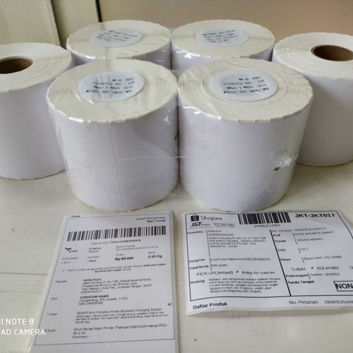 Kertas Thermal Print Tanpa Tinta 100mmx150mm Kertas Struk Paper Roll Receipt