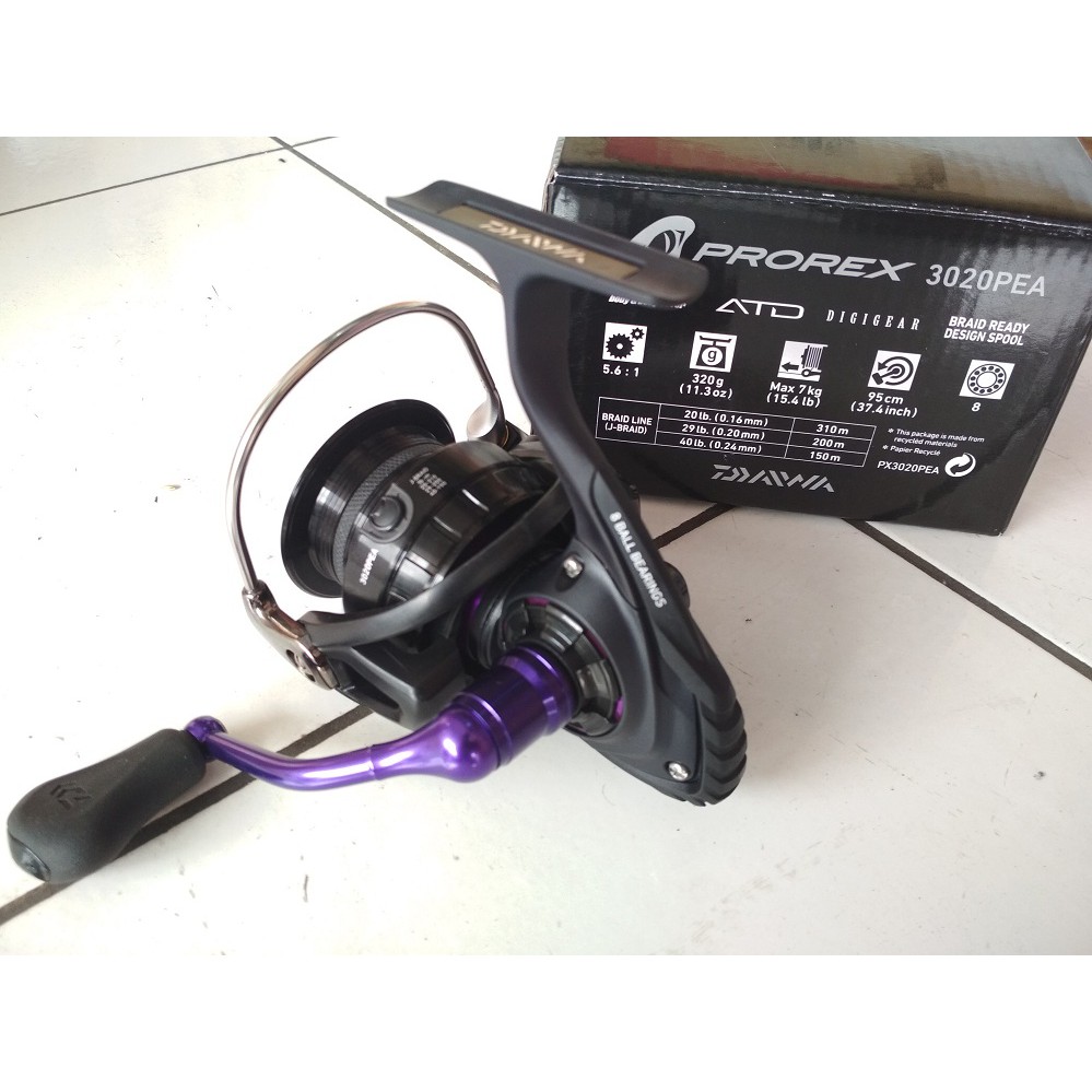 Reel Spinning Daiwa Prorex 3020PEA Max Drag 7kg