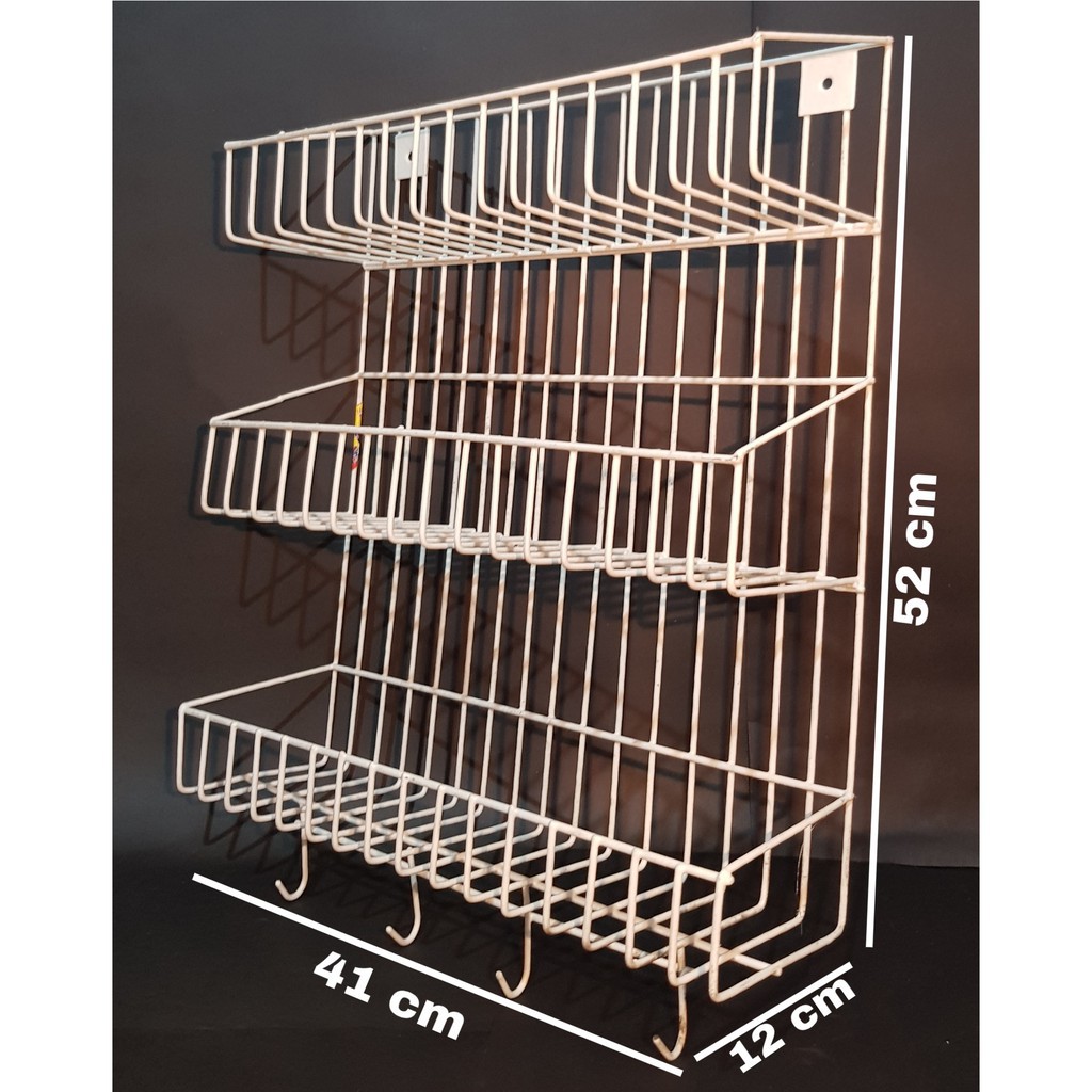 Rak Bumbu Serbaguna Susun 3 || Rak susun Serbaguna