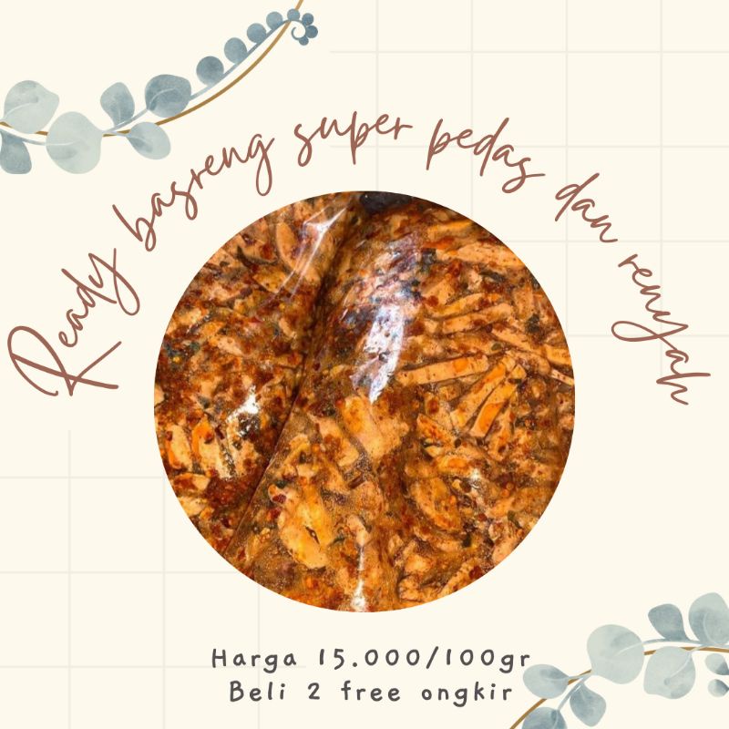 

Basreng pedas daun jeruk , Renyah dan pedas