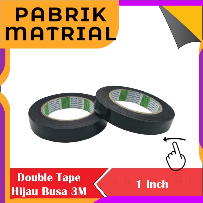 

alat Isolasi Solasi ban Double Tape hijau 1 inch Nippon Tape Solasi B TUKANG Perkakas TOOL Set COD