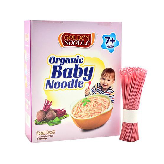 

Golden Noodle, Organic Beetroot Baby Misua Noodle 200gr