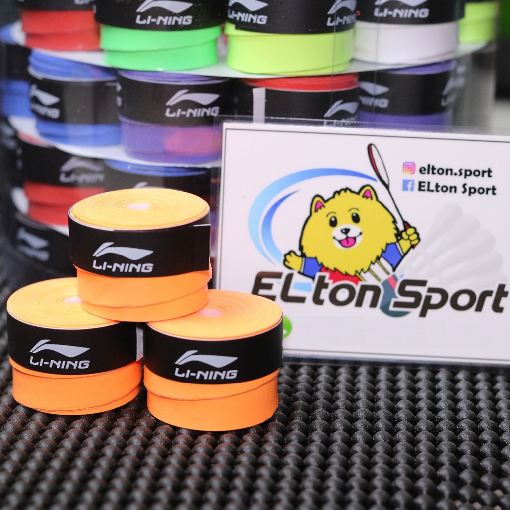 (1 Buah) GRIP LINING GP 20 ORANGE Raket Badminton Bulutangkis ORIGINAL