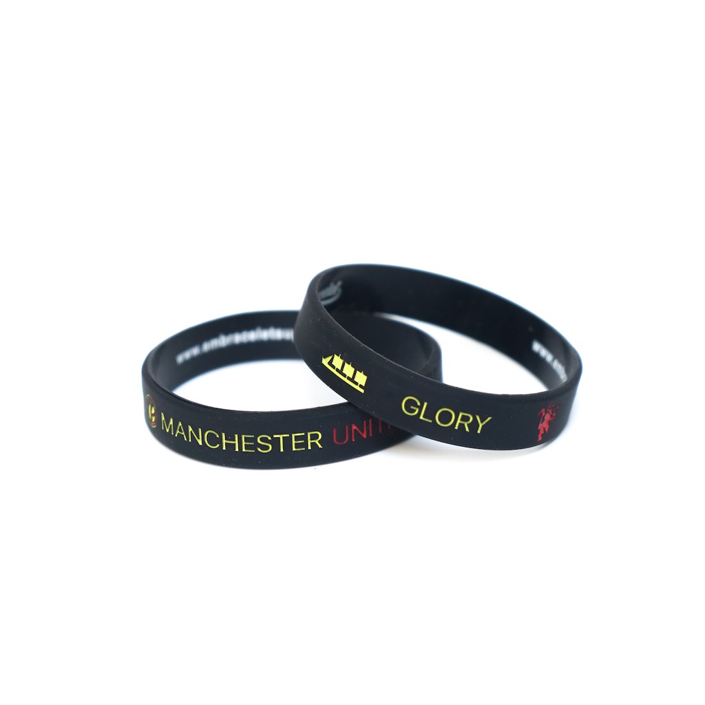 MANCHESTER UNITED WRISTBAND - BLACK EDITION