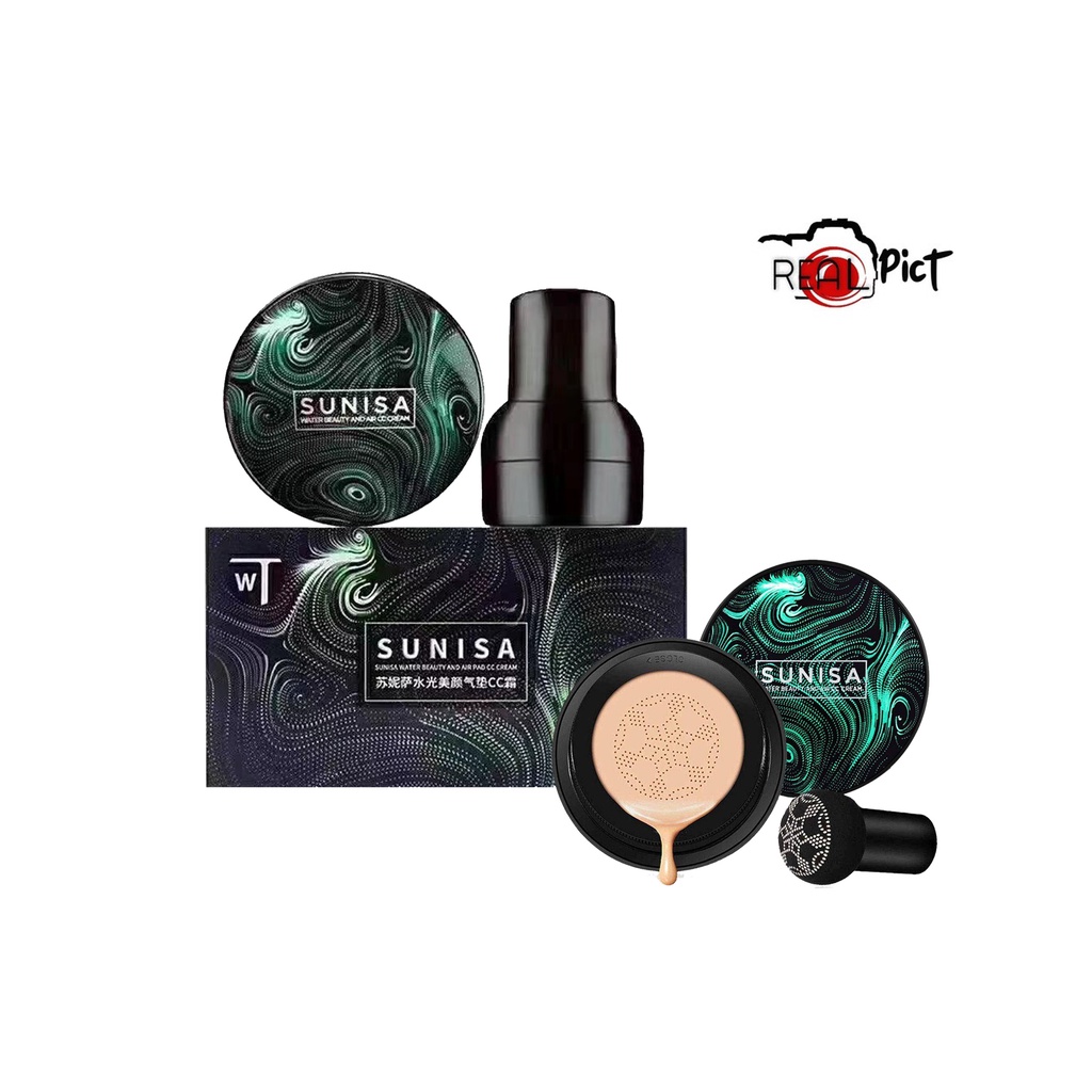 Bedak Sunisa BB Cream Air Cushion FREE 1pcs Maskara Hitam